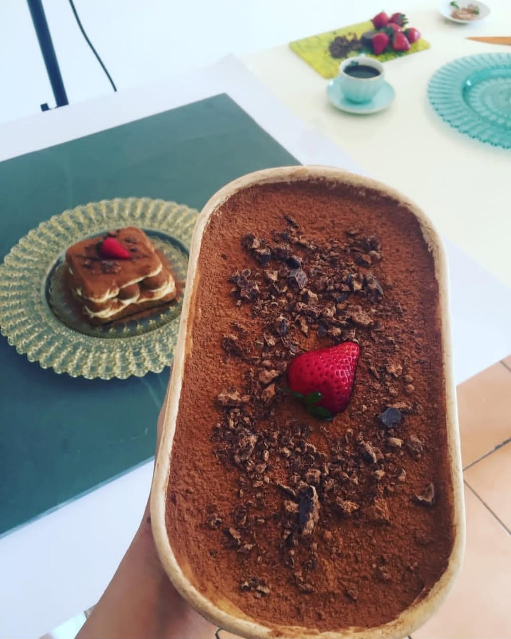 📝 Tiramisú italiano 1 litro en presentación ecológica compostable