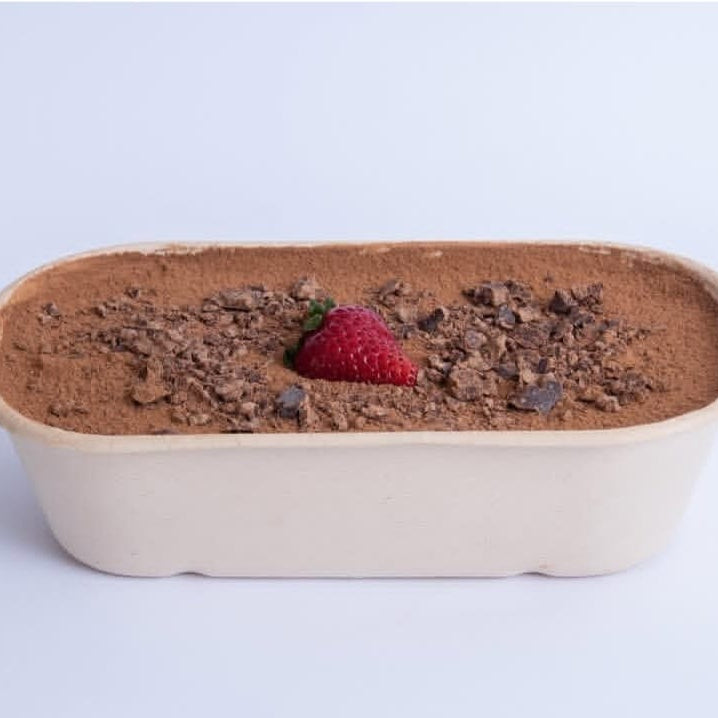 Tiramisú original italiano 1L en envase compostable
