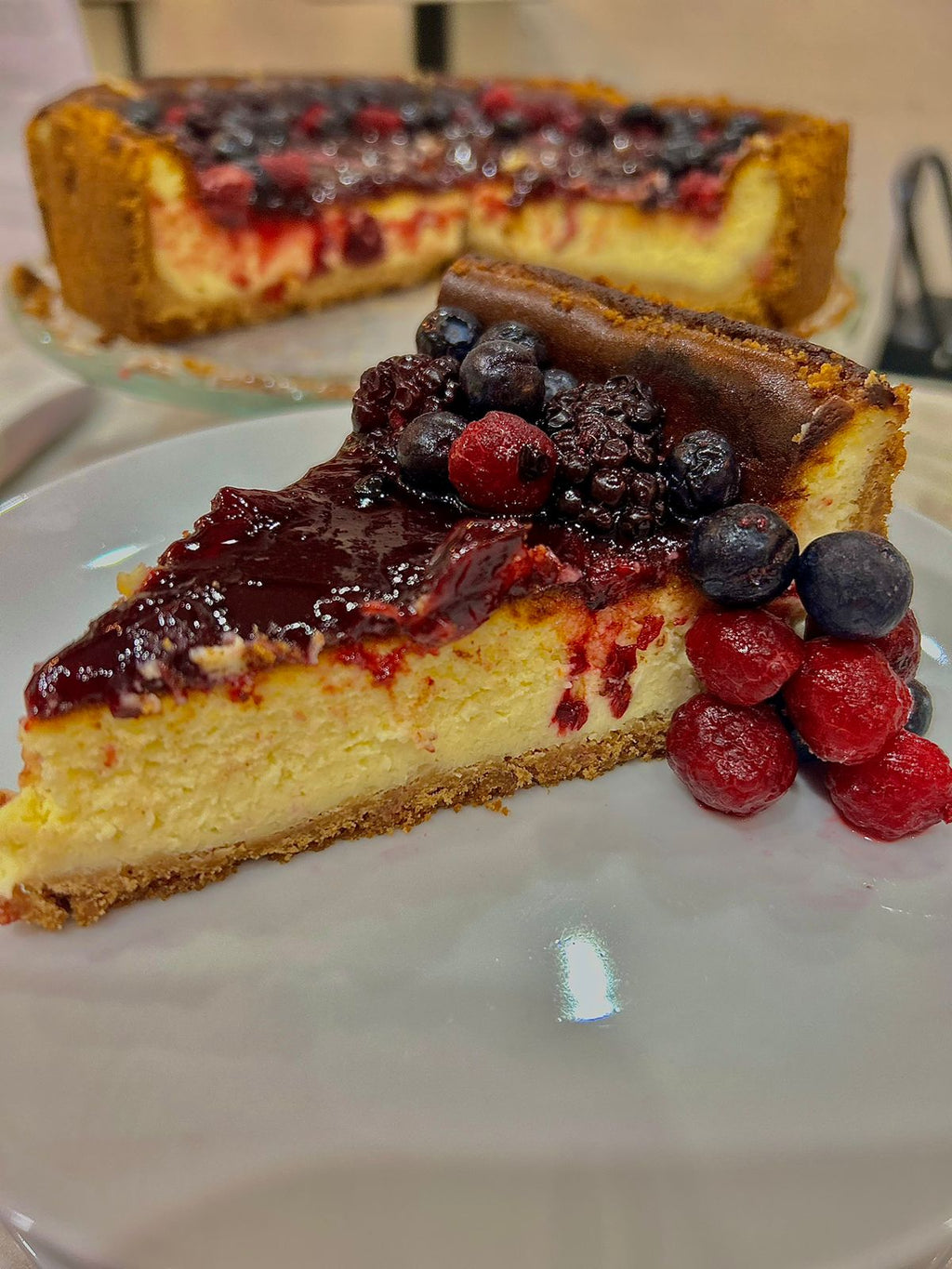 CHEESECAKE NEW YORK FRUTOS DEL BOSQUE