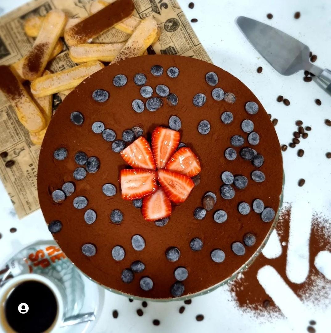 Cheesecake italiano con mascarpone y cacao 100% en Santiago